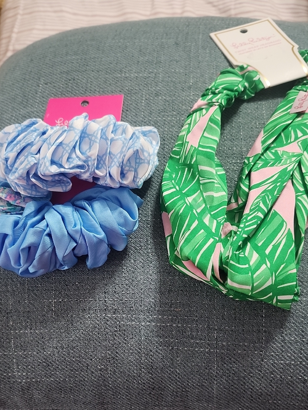 Lilly Pulitzer Pink Logo Twist Wrap Headband